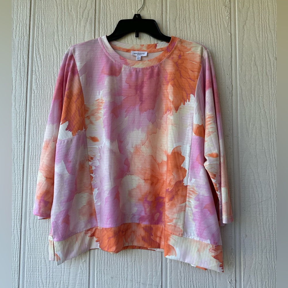 Westbound 3/4 Sleeves Floral Top